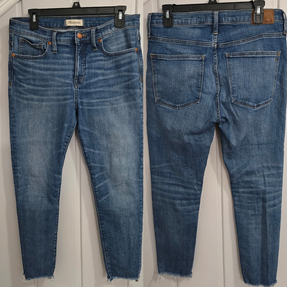 Madewell 9" High-Rise Skinny Crop Jeans (Size 30)